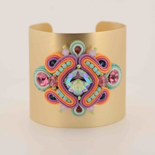 Brazalete Luz arcoiris de Irene Garcia Designer