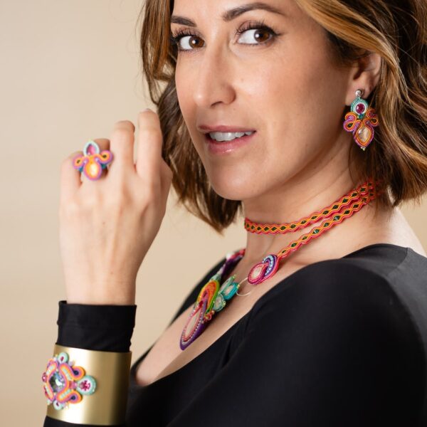 Brazalete Luz arcoiris4 de Irene Garcia Designer