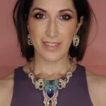 Collar resiliencia verde y morado6 de Irene Garcia Designer