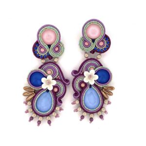 Pendientes Aleyda Azul de Irene Garcia Designer