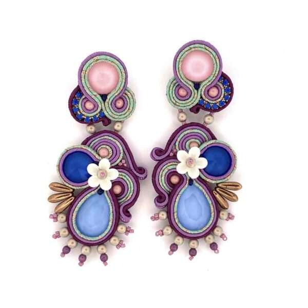 Pendientes Aleyda Azul de Irene Garcia Designer