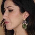 Pendientes Celia caqui de Irene Garcia Designer
