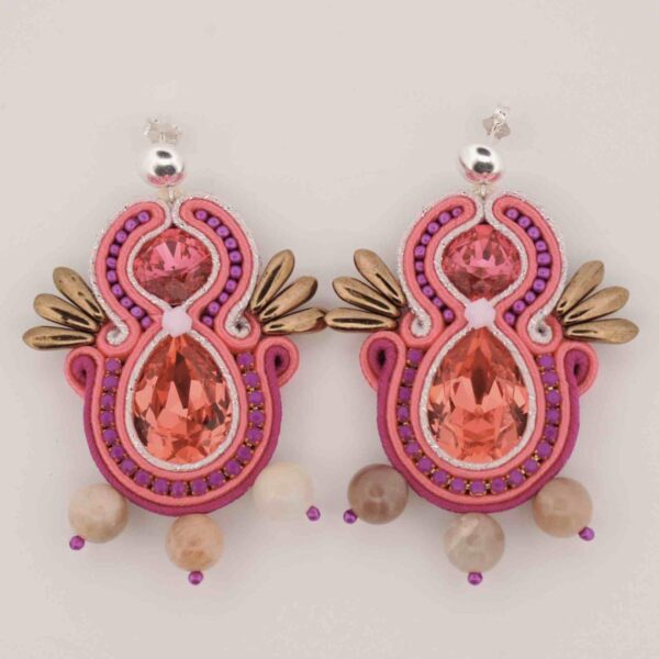 Pendientes Pepa buganvilla2 de Irene Garcia Designer