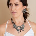 Pendientes Selene plata envejecida2 de Irene Garcia Designer