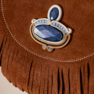 Bolso serraje Esther flecos marron3 de Irene Garcia Designer