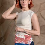 Bolso bandolera cacheir teja de Irene Garcia Designer