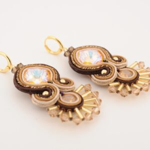 Pendientes Elisa marrón 3 Pendientes Elisa marron2 de Irene Garcia Designer