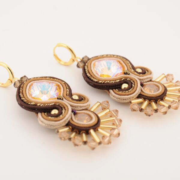 Pendientes Elisa marrón 1 Pendientes Elisa marron2 de Irene Garcia Designer