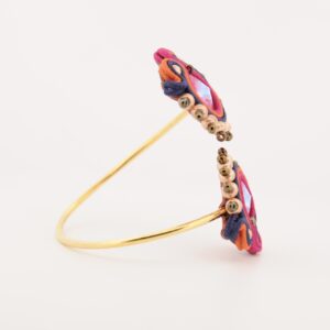 Pulsera Catalina marino y rosa2 de Irene Garcia Designer