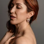 Pendientes Angela rosa de Irene Garcia Designe