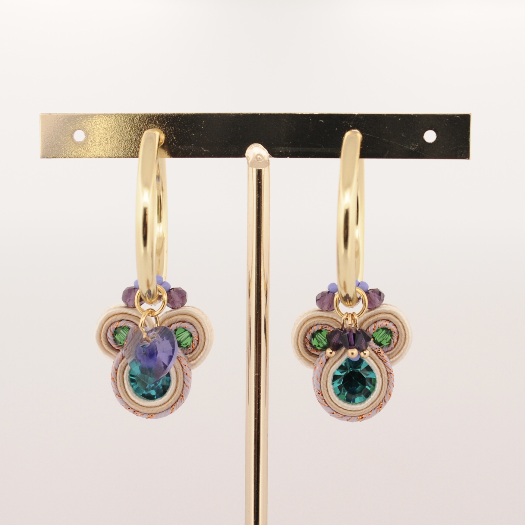 Pendientes Casiopea turquesa 2 Pendientes Casiopea turquesa3 de Irene Garcia Designe