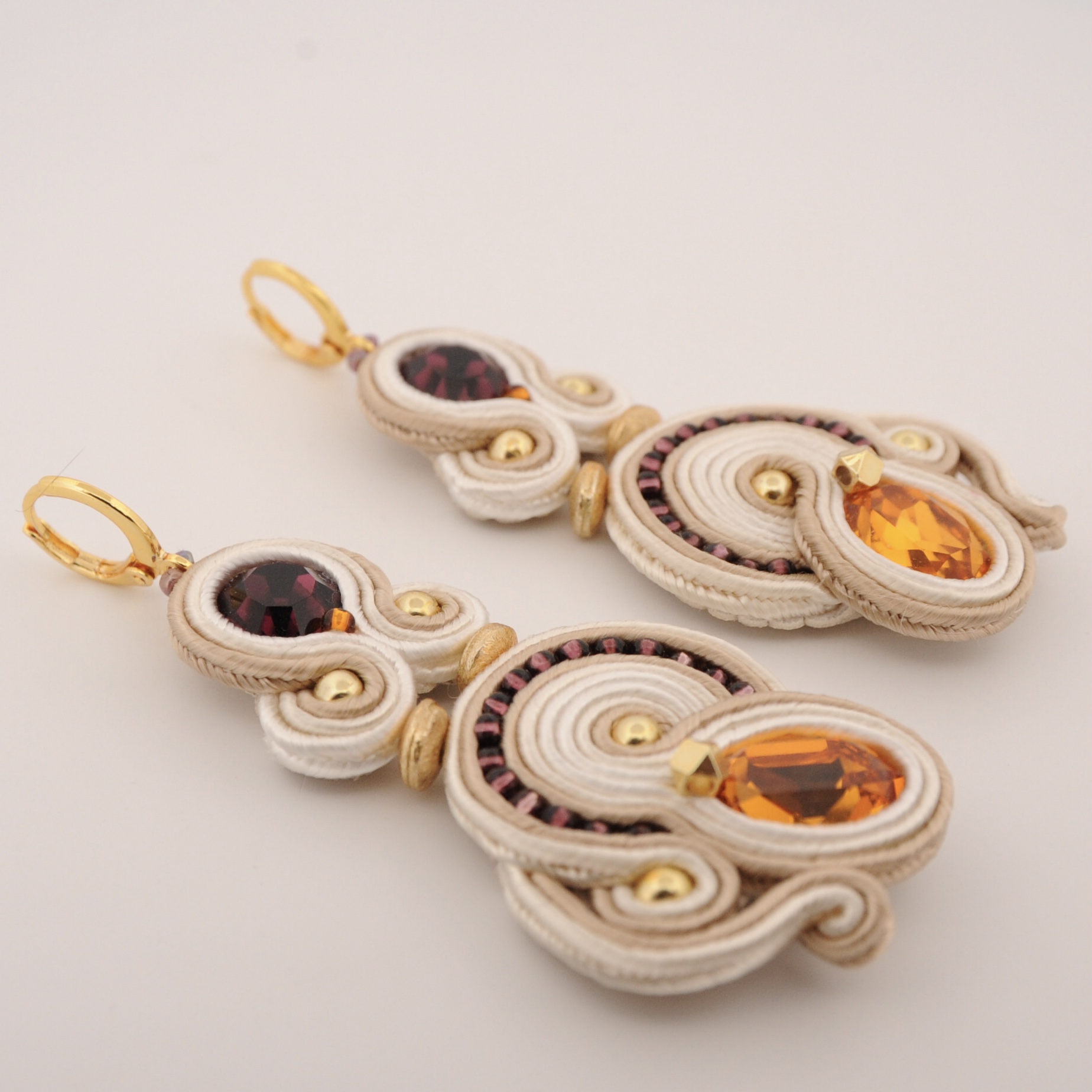 Pendientes Cataleya ambar4 de Irene Garcia Designer