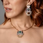 Pendientes Marisol turquesa de Irene Garcia Designe