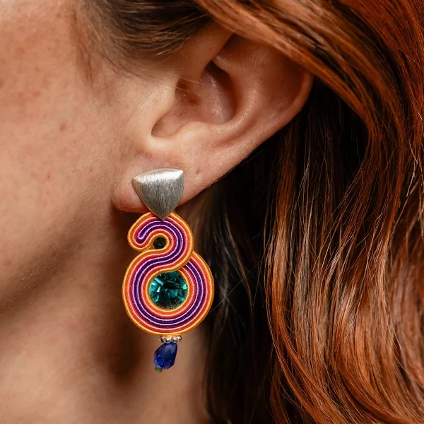 Pendientes Renata arcoíris 1 Pendientes Renata arcoiris4 de Irene Garcia Designer