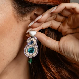 Pendientes Renata turquesa 4 Pendientes Renata turquesa2 de Irene Garcia Designer