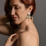 Pendientes libelula turquesa de Irene Garcia Designer
