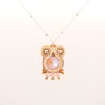 Colgante Angela salmon de Irene Garcia Designer