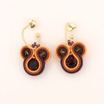 Pendientes Angela morado de Irene Garcia Designer