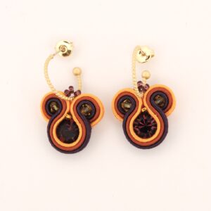 Pendientes Ángela morado 2 Pendientes Ángela morado - Imagen 1