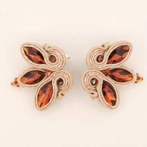Pendientes Juana marrón