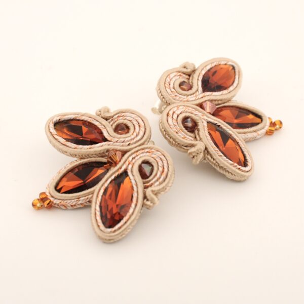 Pendientes Juana marrón 1 Pendientes Juana marron2 de Irene Garcia Designer