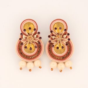 Pendientes Nora mantequilla 2 Pendientes Nora mantequilla - Imagen 1
