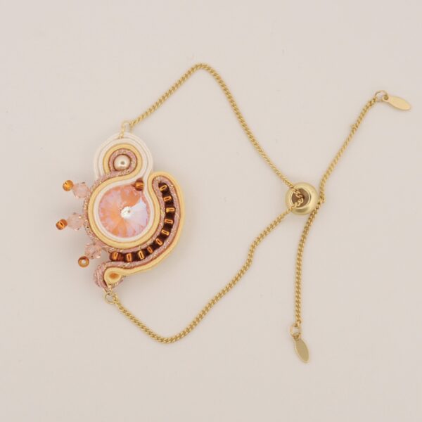 Pulsera Marta salmon2 de Irene Garcia Designer